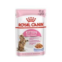 Royal Canin Kitten Sterilised 85г х 12шт (желе для стерилизованных котят от 6 до 12 месяцев)